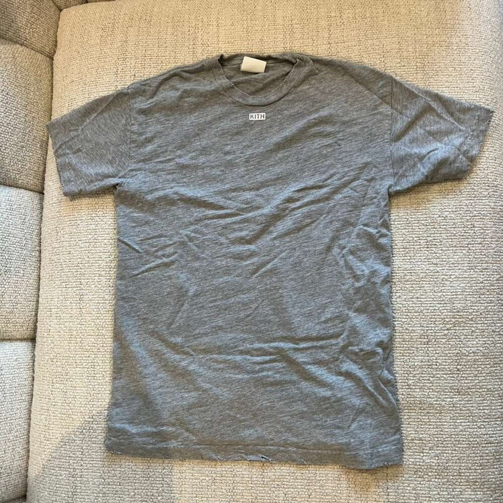 Kith Grey Logo Tee - Men's XS